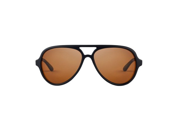 Fortis Aviator Black Polarised Sunglasses