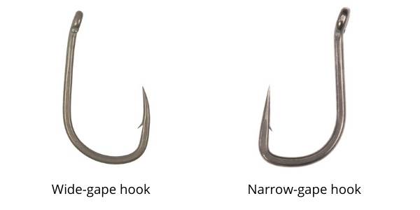 hook gape widths wide gape vs narrow gape hooks
