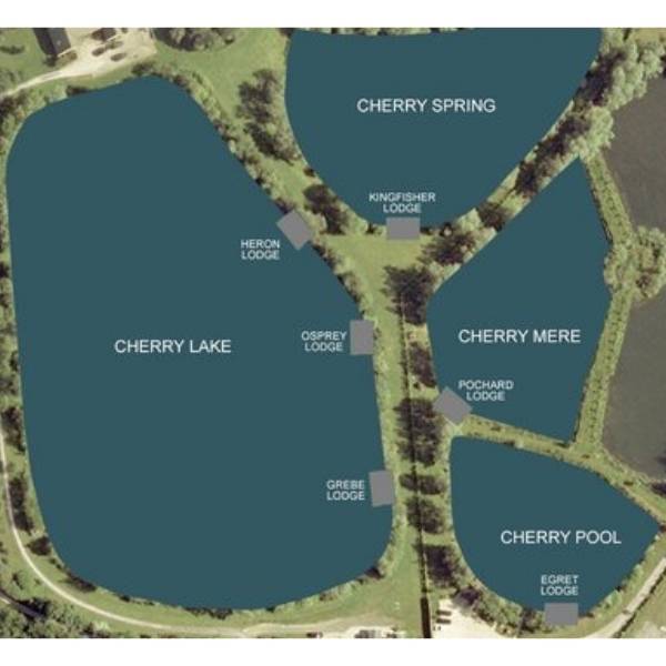 Cherry Lakes Map A map of Cherry Lakes